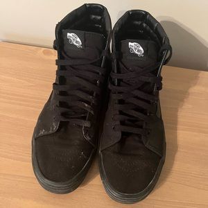 Black high top vans